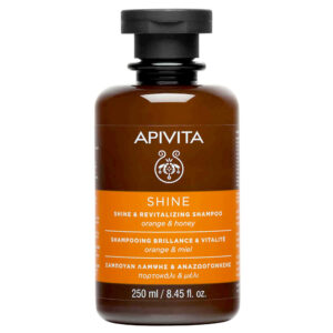 Apivita Shine & Revitalizing Shampoo με Πορτοκάλι & Μέλι 250ml