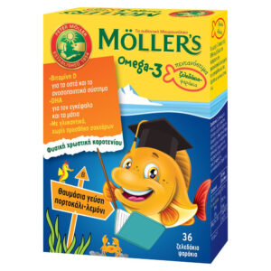 Moller's Omega 3 για Παιδιά 36 Ζελεδάκια Ψαράκια