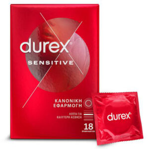 Durex Sensitive Κανονική Εφαρμογή 18 τεμ