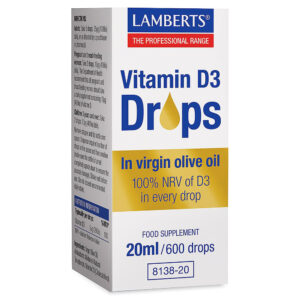 Lamberts Vitamin D3 Drops 20ml 600drops