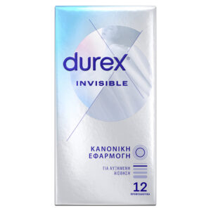 Durex Invisible Κανονική Εφαρμογή 12τεμ
