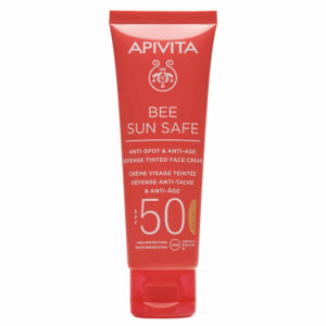 Apivita Bee Sun Safe  Anti-Spot & Anti-Age Defence Tinted Face Cream SPF50 50ml