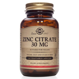 Solgar Zinc Citrate 30mg 100veg.caps