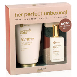 Panthenol Extra Promo Set Femme Eau de Toilette 50ml & ΔΩΡΟ Cleanser 3in1 200ml