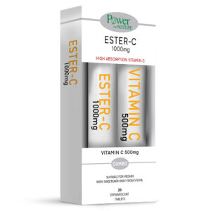 Power Health Promo Pack Ester-C 1000mg Stevia 20eff.tabs & Vitamin C 500mg 20eff.tabs