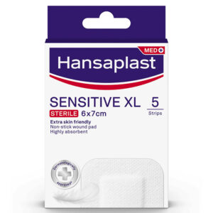 Hansaplast Med+ Sensitive XL Sterile 6x7cm 5τμχ