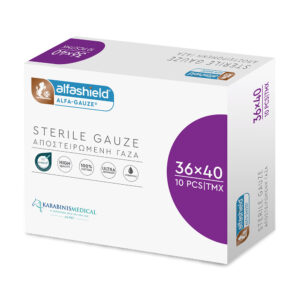 AlfaShield  Αποστειρωμένες Γάζες 36x40cm 10τεμ