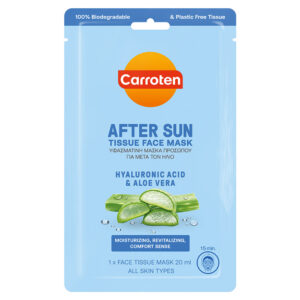 Carroten After Sun Tissue Face Mask Aloe Vera & Hyaluronic Acid 20ml