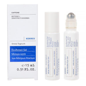 Korres Greek Yoghurt Ενυδατικό Gel Ματιών κατά των Μαύρων Κύκλων 15ml