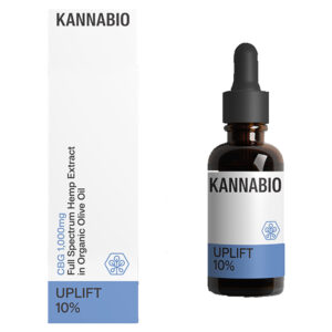KannaBio Uplift Full Spectrum 10% Hemp Oil Drops 1000mg CBG 10ml