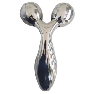 3D Massage Roller Silver Συσκευή Μασάζ Μικροηλεκτρισμού