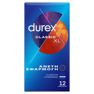 Durex Classic XL Άνετη Εφαρμογή 12τεμ