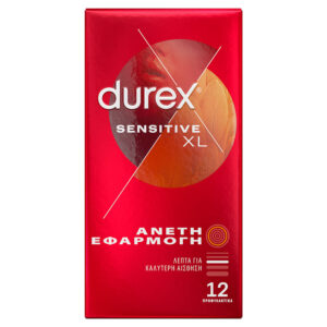 Durex Sensitive XL Άνετη Εφαρμογή 12τεμ