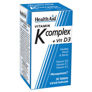 Health Aid Vitamin K Complex + Vit D3 30tabs