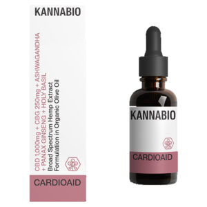 Kannabio CardioAid CBD+CBG+Adaptogens (1,250mg/10ml)