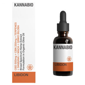 Kannabio LibidOn CBD+CBN+Terpenes+Adaptogens (750mg/10ml)