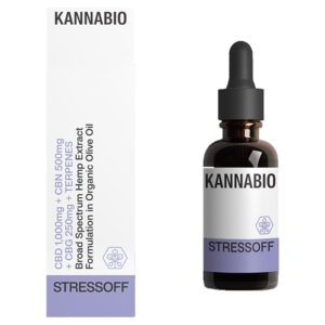 Kannabio StressOff CBD+CBG+CBN+Terpenes (1,750mg/10ml)