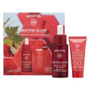 Apivita Promo Pack Beevine Elixir Ορός Ενεργοποίησης Σύσφιξης & Lifting 30 ml & ΔΩΡΟ Bee Sun Safe Anti-Spot & Anti-Age Face Cream SPF50 15 ml