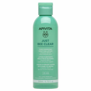 Apivita Just Bee Clear Pore Minimizing Purifying Lotion με Propolis AmC & Φυτικό Σαλικυλικό Οξύ 200ml