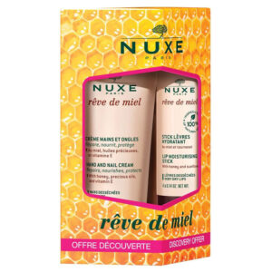 Nuxe Promo Pack Reve De Miel Σετ Περιποίησης για Ενυδάτωση με Lip Balm 4g & Κρέμα Χεριών 50ml