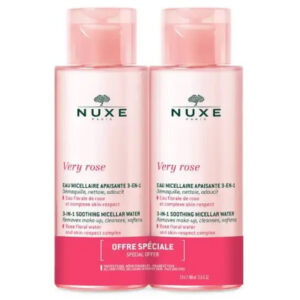 Nuxe Promo Pack Very Rose 3in1 Soothing Micellar Water 2x400ml