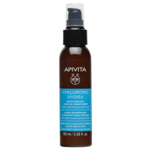 Apivita Hyaluronic Hydra Moisturizing Leave In Conditioner με Μέλι StB & Υαλουρονικό Οξύ 100ml