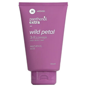 Panthenol Extra Wild Petal 3in1 Cleanser Face Body Hair 200ml
