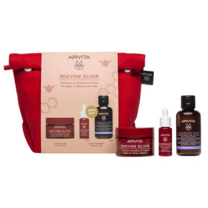 Apivita Promo Pack Beevine Elixir Αντιρυτιδική Κρέμα για Σύσφιξη & Lifting Πλούσιας Υφής 50ml με ΔΩΡΟ Serum 10ml & Cleansing Foam 75ml