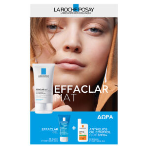 La Roche Posay Promo Pack Effaclar Mat 40ml με ΔΩΡΟ Effaclar Gel 50ml & Anthelios Oil Correct Fluid SPF50+ 3ml