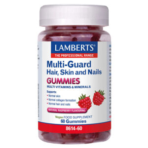 Lamberts Multi-Guard Hair Skin and Nails Gummies με Φυσική Γεύση Σμέουρο 60τμχ
