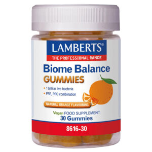 Lamberts Biome Balance Gummies με Φυσική Γεύση Πορτοκάλι 30τμχ