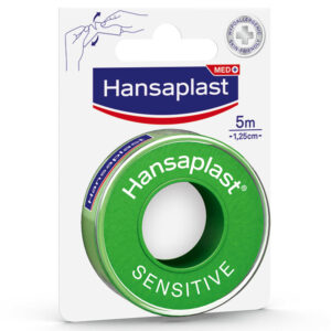 Hansaplast Μεταξωτές Αυτοκόλλητες Ταινίες Sensitive 1,25cm X 5m