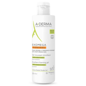 A-Derma Exomega Control Gel Moussant Emollient 500ml