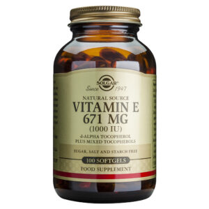 Solgar Vitamin E 1000 iu 100 Softgels