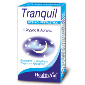 Health Aid Tranquil (Magnolia Valerian & St John's Wort Complex) Capsules 30