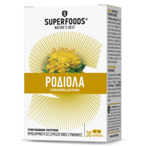 Superfoods Χρυσή Ρίζα Rodhiola 30 Κάψουλες 250mg