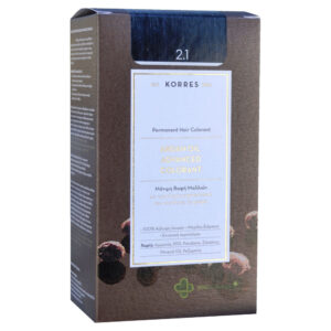 Korres Argan Oil Advanced Colorant N 2.1 Μαύρο Μπλε