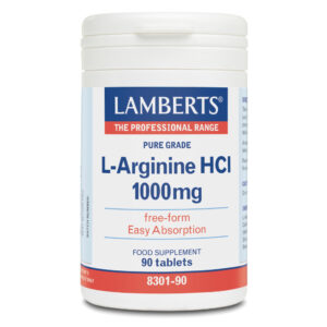 Lamberts L-Arginine HCL 1000mg 90tabs