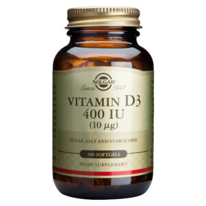 Solgar Vitamin D3 400 iu 100 Softgels