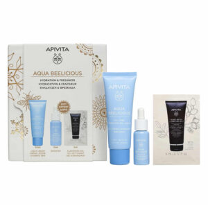 Apivita Promo Pack Aqua Beelicious Gel-Cream Ενυδάτωσης Ελαφριάς Υφής 40ml με ΔΩΡΟ Booster 10ml & Cleansing Gel 5ml