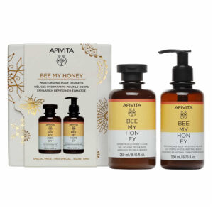 Apivita Promo Pack Bee My Honey Shower Gel 250ml & Moisturizing Body Milk 200ml
