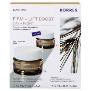 Korres Promo Pack Μαύρη Πεύκη Κρέμα Ημέρας για Σύσφιγξη & Lifting για Ξηρές - Πολύ Ξηρές Επιδερμίδες 40ml & ΔΩΡΟ Κρέμα Νύχτας για Σύσφιγξη & Lifting 15ml