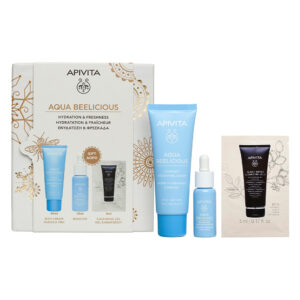 Apivita Promo Pack Aqua Beelicious Κρέμα Ενυδάτωσης Πλούσιας Υφής 40ml με ΔΩΡΟ Booster 10ml & Cleansing Gel 5ml