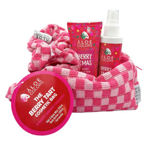 Aloe+ Colors The Berry Tart Cosmetic Bag με Hair & Body Mist 150ml, Body Butter 100ml & Scrunchie